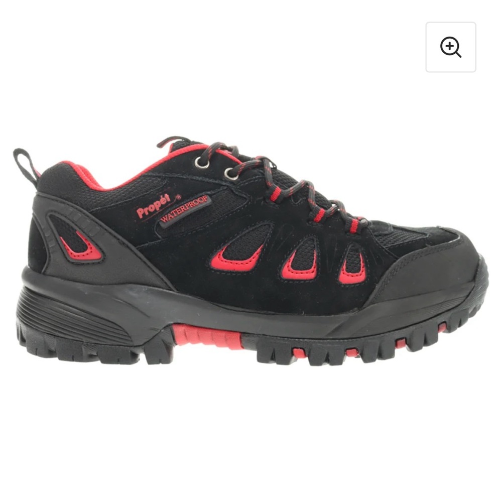 Propet Black and Red Men's Sneakers